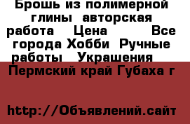 Брошь из полимерной глины, авторская работа. › Цена ­ 900 - Все города Хобби. Ручные работы » Украшения   . Пермский край,Губаха г.